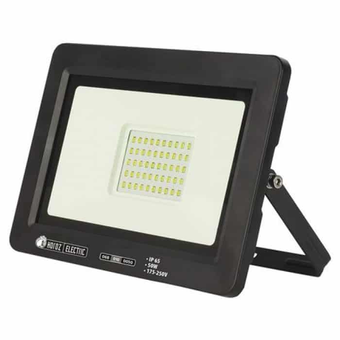 Прожектор SMD LED 50W 6400K 5500Lm 175-250V IP65 чорний ASLAN-50 HOROZ ELECTRIC